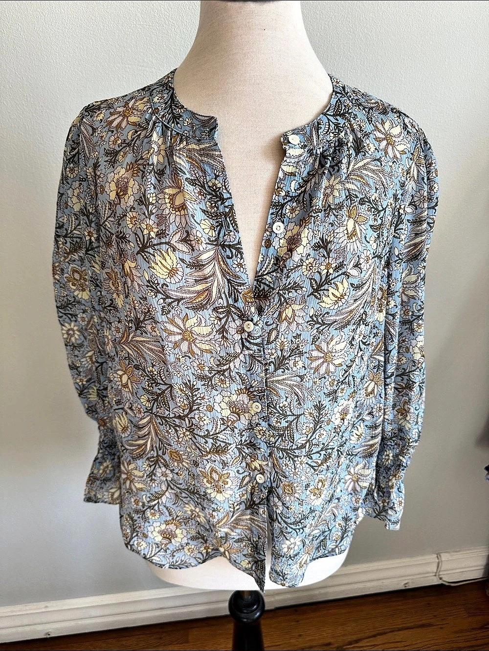 Veronica Beard Floral Blouse